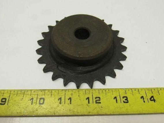 424 #40 Single Row 5/8" Bore to Size 24 Tooth Sprocket