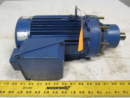 SM-CYCLO TC-FX & NMF1-4095YB-11 1HP 11:1 Gearmotor Speed Reducer 159.09 RPM Out