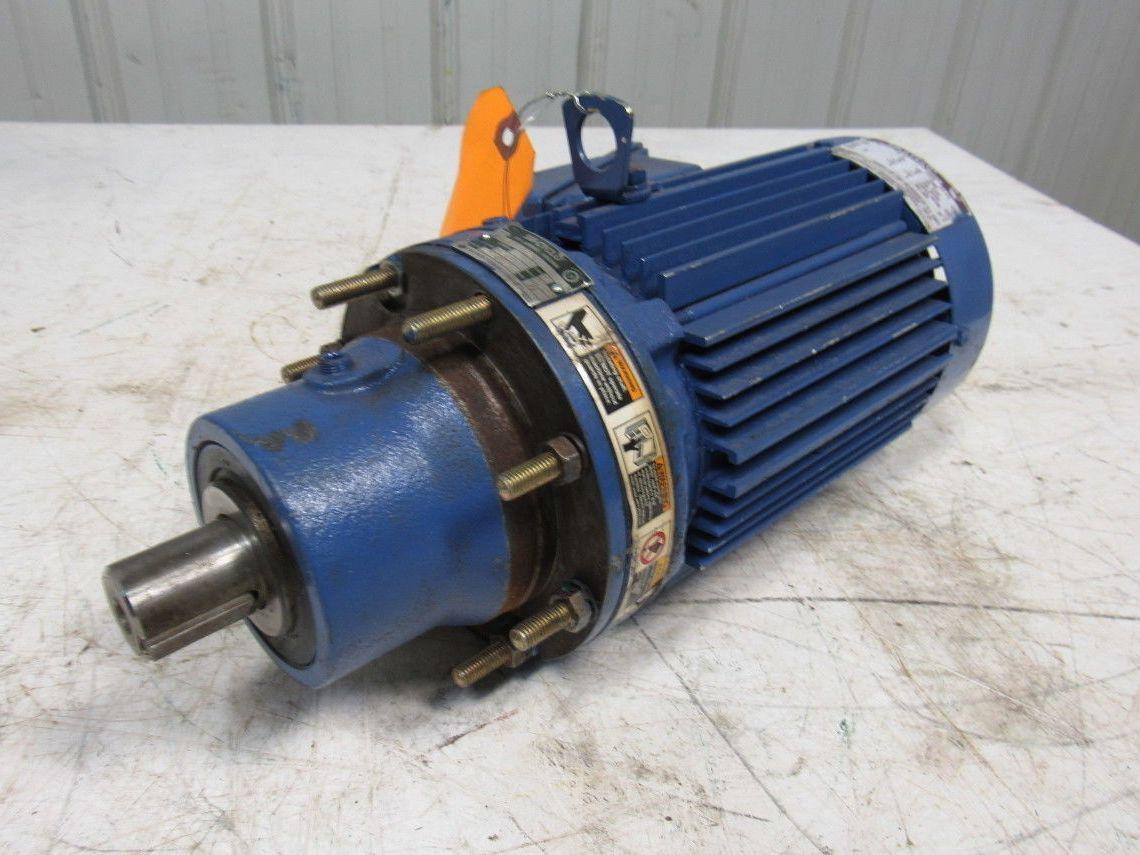 SM-CYCLO TC-FX & NMF1-4095YB-11 1HP 11:1 Gearmotor Speed Reducer 159.09 RPM Out