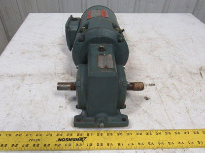 Reliance 079165-14-KX 50:1 Ratio Gearbox W/1/2HP 3PH 230/460V Electric Motor