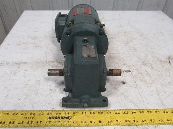 Reliance 079165-14-KX 50:1 Ratio Gearbox W/1/2HP 3PH 230/460V Electric Motor