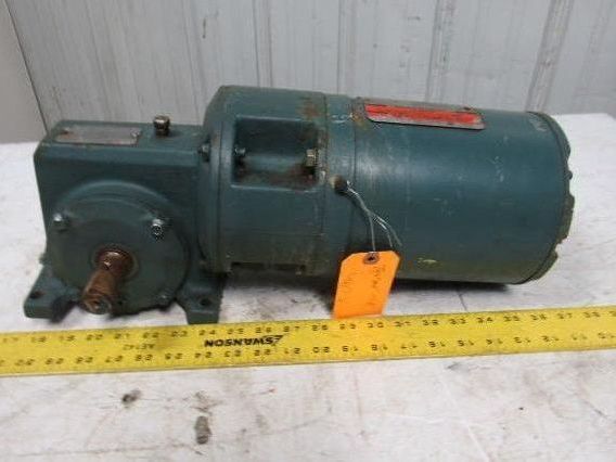 Reliance 079165-14-KX 50:1 Ratio Gearbox W/1/2HP 3PH 230/460V Electric Motor