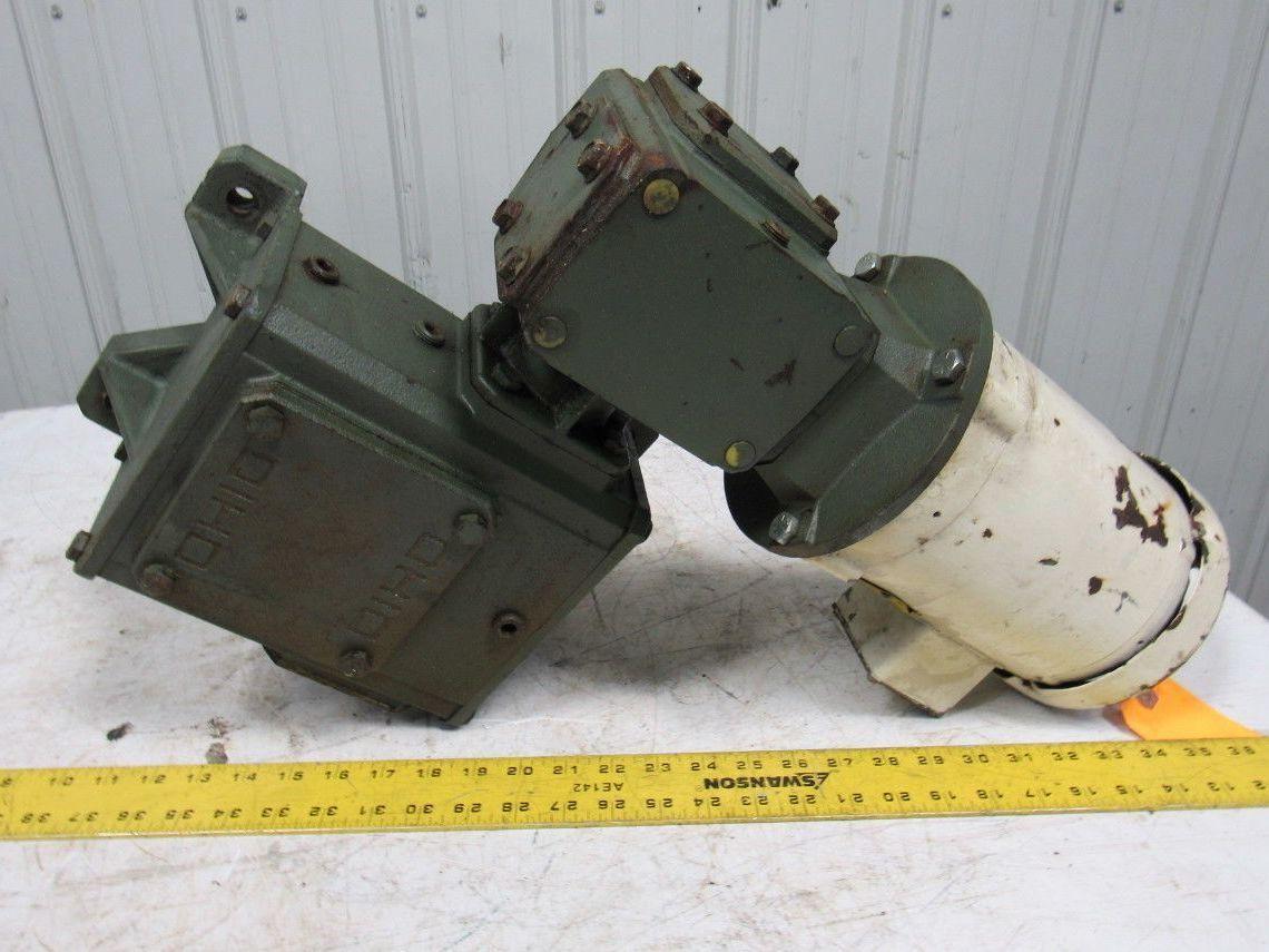 OHIO GEAR DPL2262/2175 U LINE 2000 1/2HP Gearmotor 208-230/460V  Torque 500