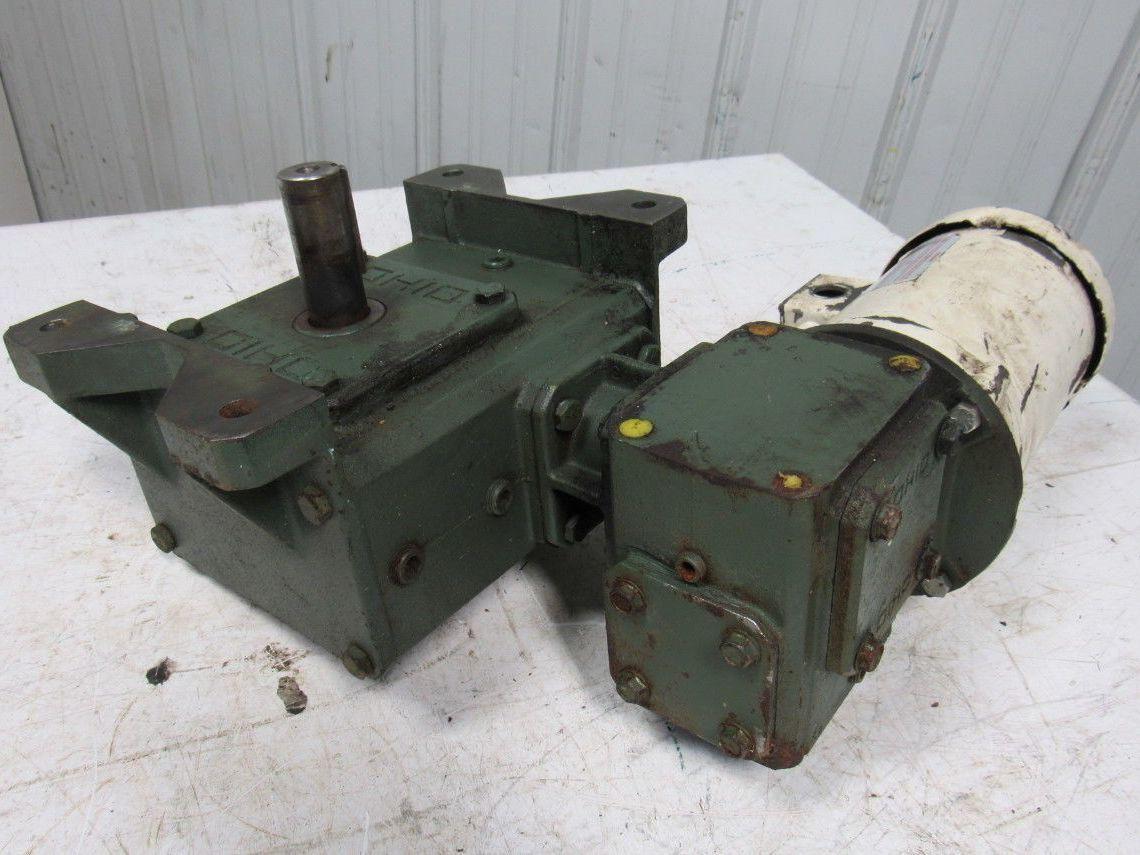 OHIO GEAR DPL2262/2175 U LINE 2000 1/2HP Gearmotor 208-230/460V  Torque 500
