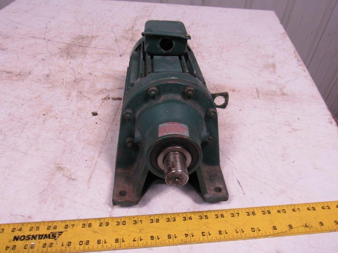 SM CYCLO CNHM14097YC11 1HP 4P 11:1 Gearmotor 230/460V 159 RPM Output TC-F Tested