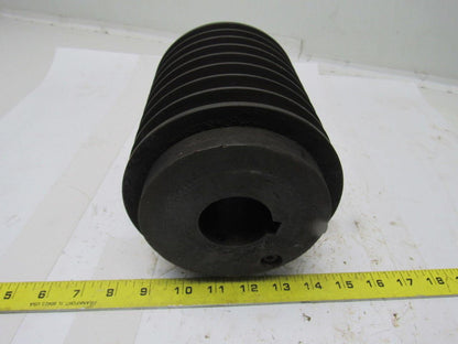 Sheave/Pulley 8 Groove 6" OD B Belt  1-7/8" ID Keyed Bore