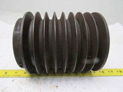 Sheave/Pulley 8 Groove 6" OD B Belt  1-7/8" ID Keyed Bore
