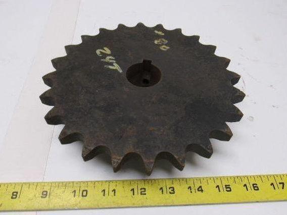 Martin 8024 #80 Single Sprocket Row 1-7/16" Keyed Bore 24 Tooth