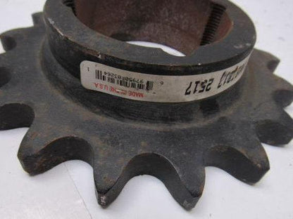 Martin 100BTB172517 #100 Single Row Sprocket Taper Lock Bushing 2517 17 Tooth