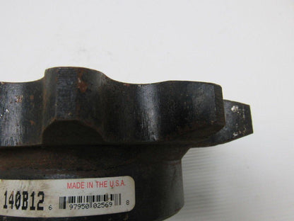 Martin 140B12 #140 Single Row Sprocket 1-1/2" Bore to Size 12 Tooth