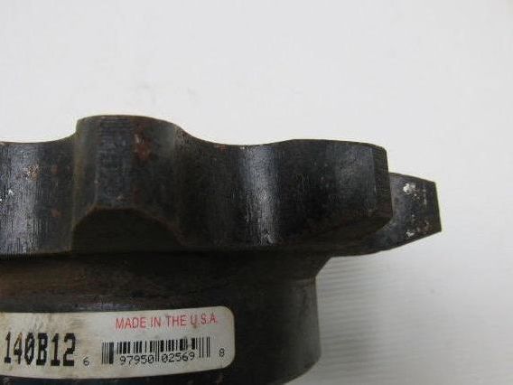 Martin 140B12 #140 Single Row Sprocket 1-1/2" Bore to Size 12 Tooth