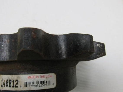 Martin 140B12 #140 Single Row Sprocket 1-1/2" Bore to Size 12 Tooth