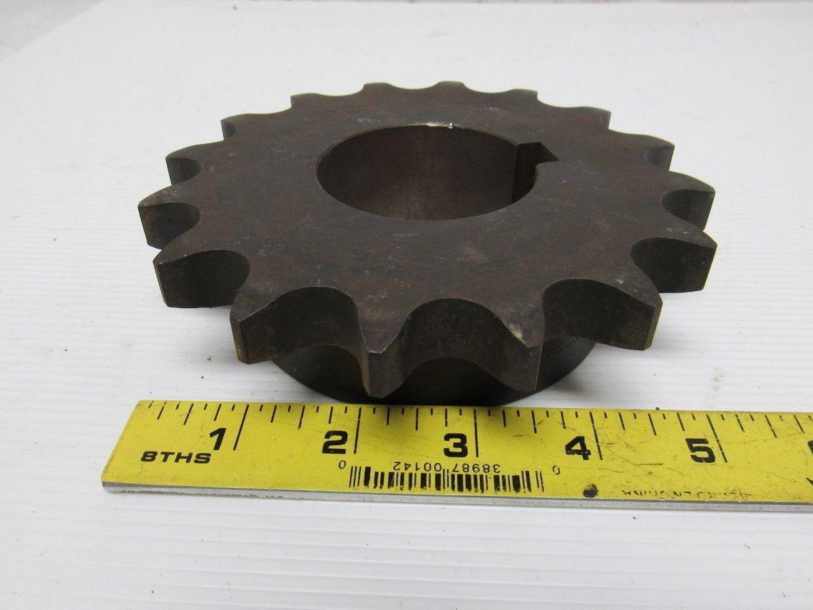Martin 80B16 #80 Single Row Sprocket 2-3/16" Keyed Bore 16 Tooth