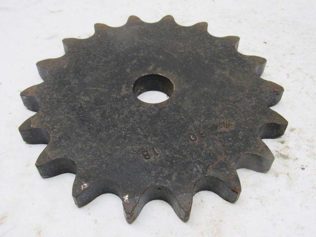 Martin 80-18 #80 Single Row Sprocket 1" Bore to Size 18 Tooth