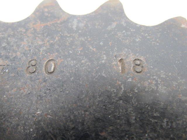 Martin 80-18 #80 Single Row Sprocket 1" Bore to Size 18 Tooth