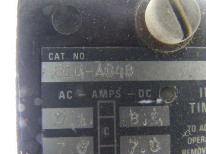A-B Allen Bradley 810-A04B Inverse Time Relay