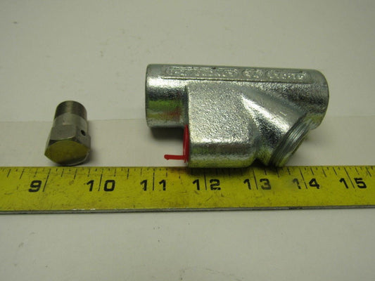 OZ Gedney EYD-75 3/4" Threaded Conduit Explosion Proof Drain Seal Fitting