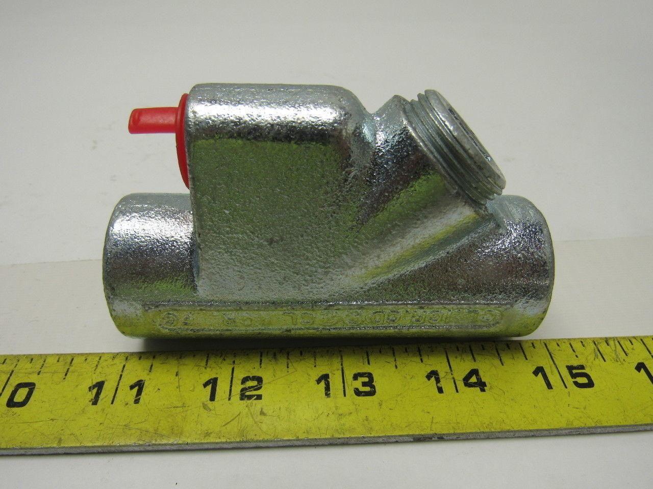 OZ Gedney EYD-75 3/4" Threaded Conduit Explosion Proof Drain Seal Fitting