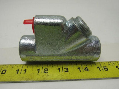 OZ Gedney EYD-75 3/4" Threaded Conduit Explosion Proof Drain Seal Fitting