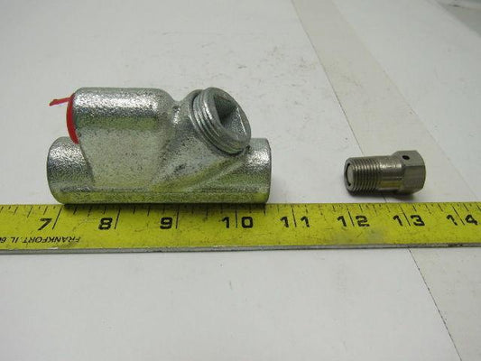 OZ Gedney EYD-50 1/2" Threaded Conduit Explosion Proof Drain Seal Fitting