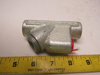 OZ Gedney EYD-50 1/2" Threaded Conduit Explosion Proof Drain Seal Fitting