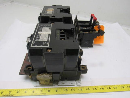 Square D Size 4 Reversing Starter Type SF01 Ser. A 600V Max Class 8536/8502
