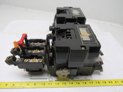 Square D Size 4 Reversing Starter Type SF01 Ser. A 600V Max Class 8536/8502