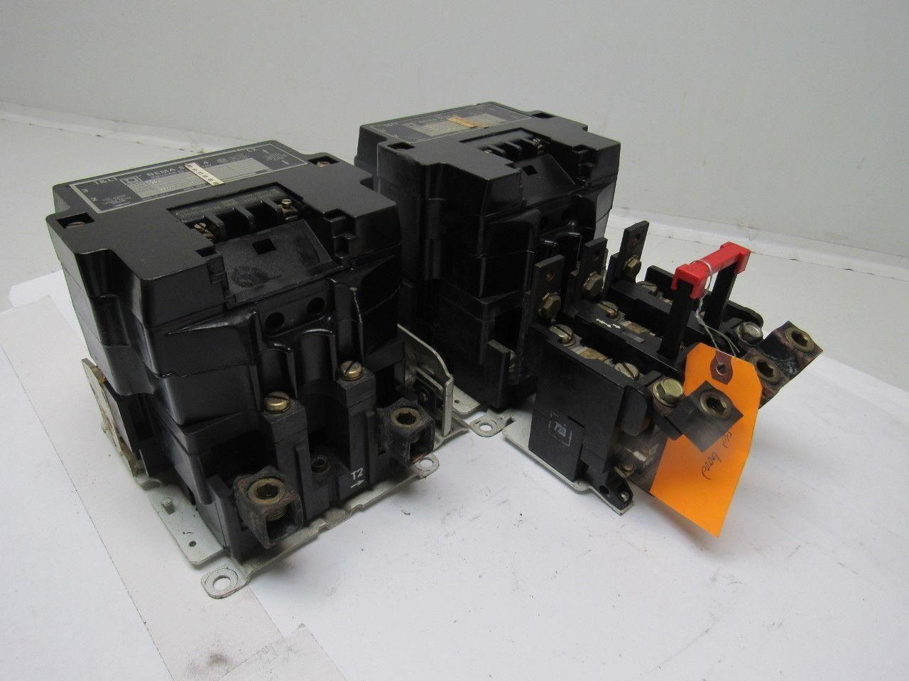 Square D Size 4 Reversing Starter Type SF01 Ser. A 600V Max Class 8536/8502