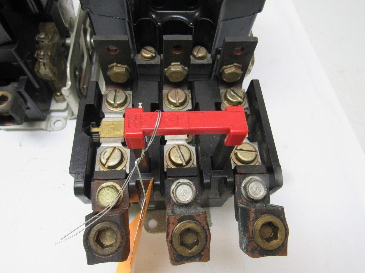 Square D Size 4 Reversing Starter Type SF01 Ser. A 600V Max Class 8536/8502