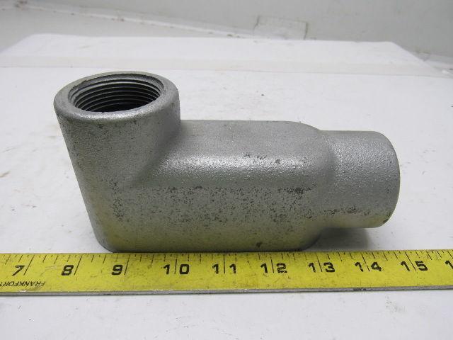OZ Gedney LB47 1-1/4" Type LB Conduit Body W/O Cover Lot of 2