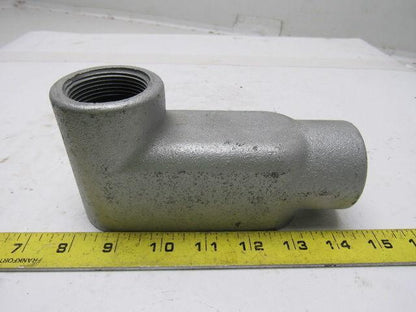 OZ Gedney LB47 1-1/4" Type LB Conduit Body W/O Cover Lot of 2