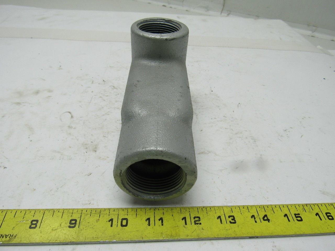 OZ Gedney LB47 1-1/4" Type LB Conduit Body W/O Cover Lot of 2