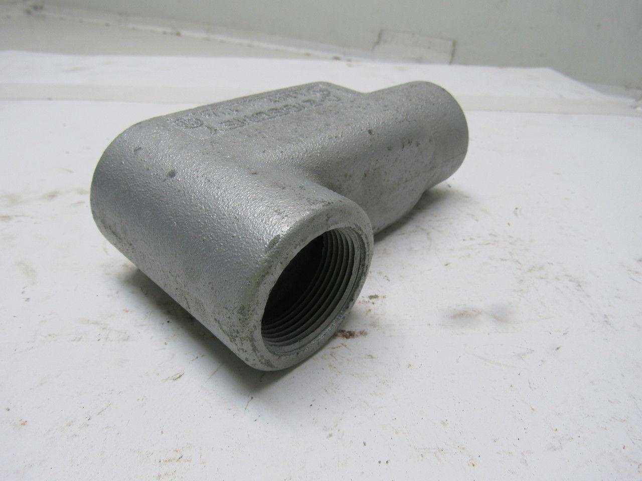 OZ Gedney LB47 1-1/4" Type LB Conduit Body W/O Cover Lot of 2