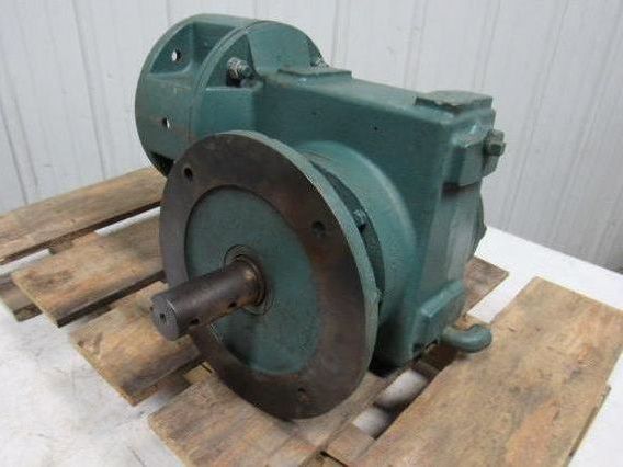 Reliance Electric 180WM28F Single Reduction Right Angle Gear Reducer 25:1 Ratio