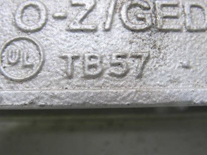 OZ Gedney TB57 1-1/2" Type TB Conduit Body W/O Cover