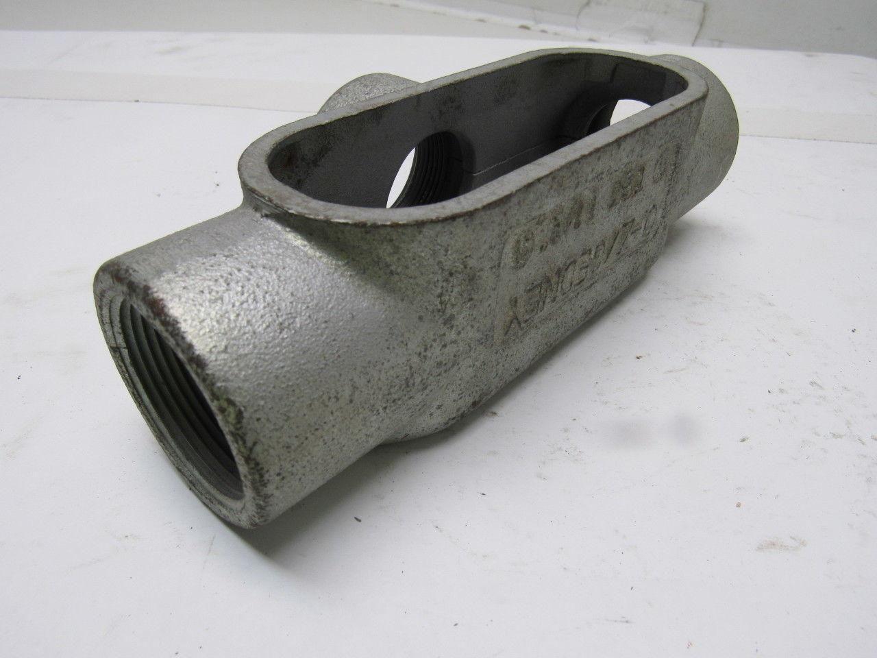 OZ Gedney T57 1-1/2" Type T Conduit Body W/O Cover