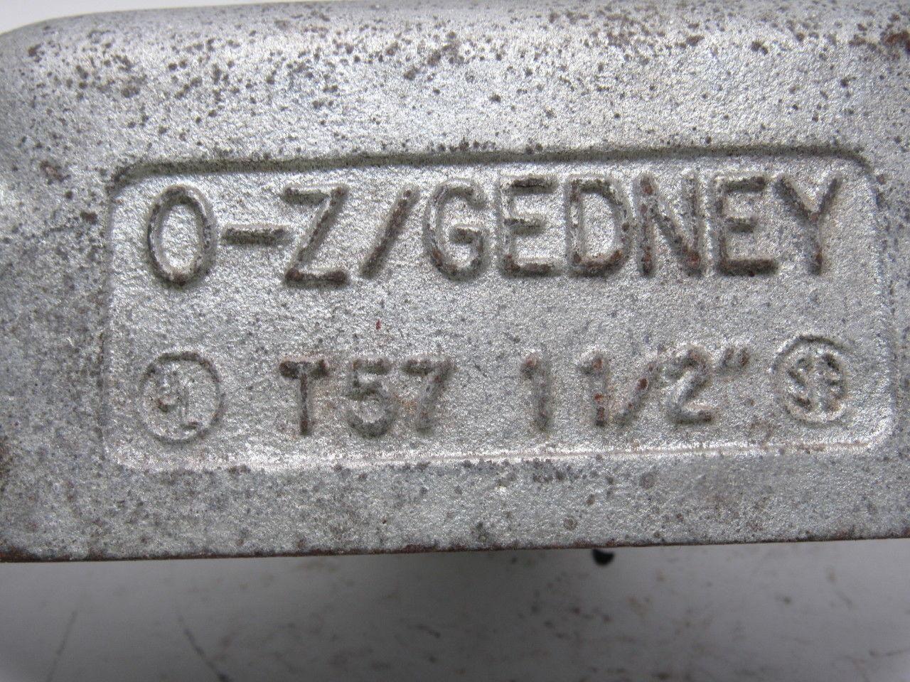 OZ Gedney T57 1-1/2" Type T Conduit Body W/O Cover
