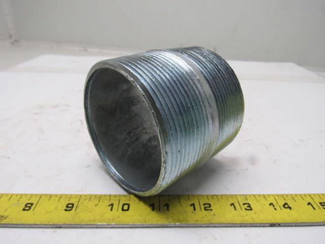 Crouse Hinds Co 3" x 3" Rigid Steel Galvanized Short Conduit Nipple Lot of 5