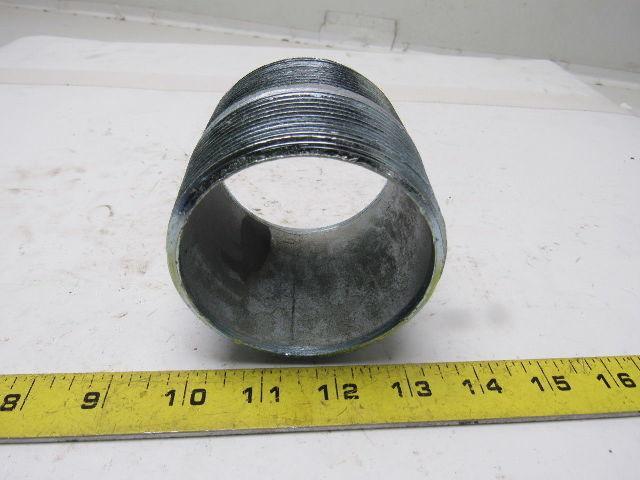 Crouse Hinds Co 3" x 3" Rigid Steel Galvanized Short Conduit Nipple Lot of 5