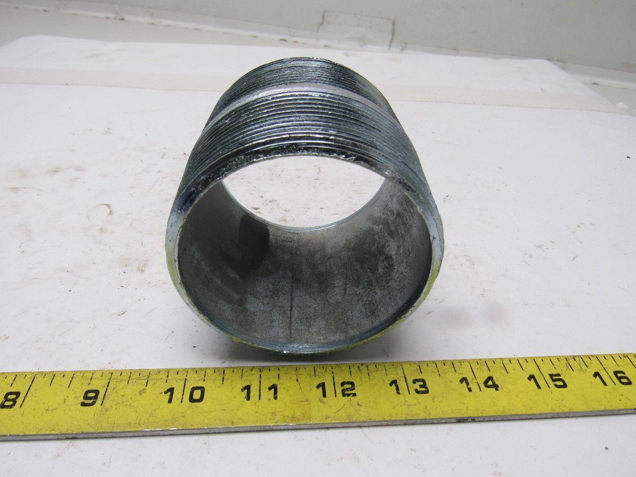 Crouse Hinds Co 3" x 3" Rigid Steel Galvanized Short Conduit Nipple Lot of 5