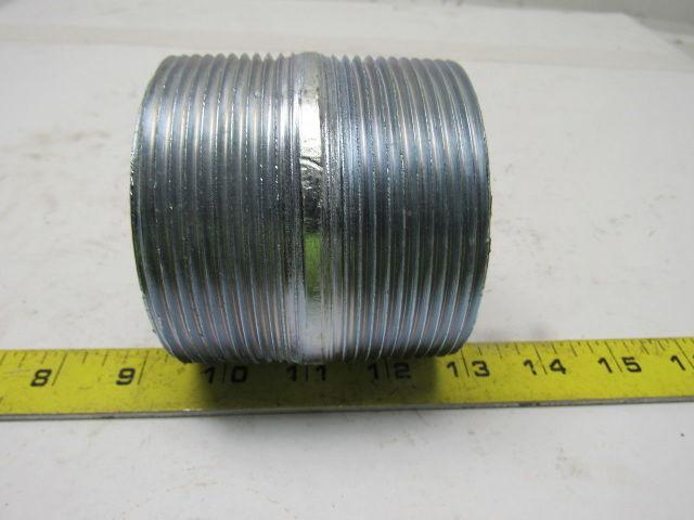 Crouse Hinds Co 3" x 3" Rigid Steel Galvanized Short Conduit Nipple Lot of 5