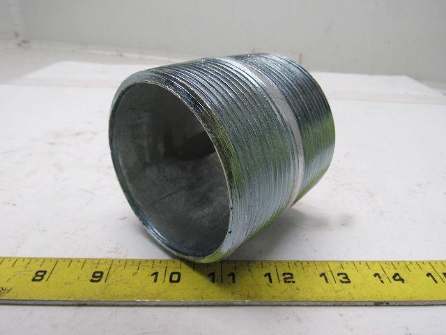 Crouse Hinds Co 3" x 3" Rigid Steel Galvanized Short Conduit Nipple Lot of 5