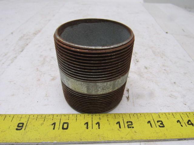 2" x 2-1/2" Rigid Steel Galvanized Conduit Nipple Lot of 6