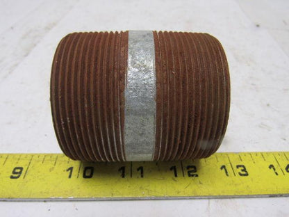 2" x 2-1/2" Rigid Steel Galvanized Conduit Nipple Lot of 6