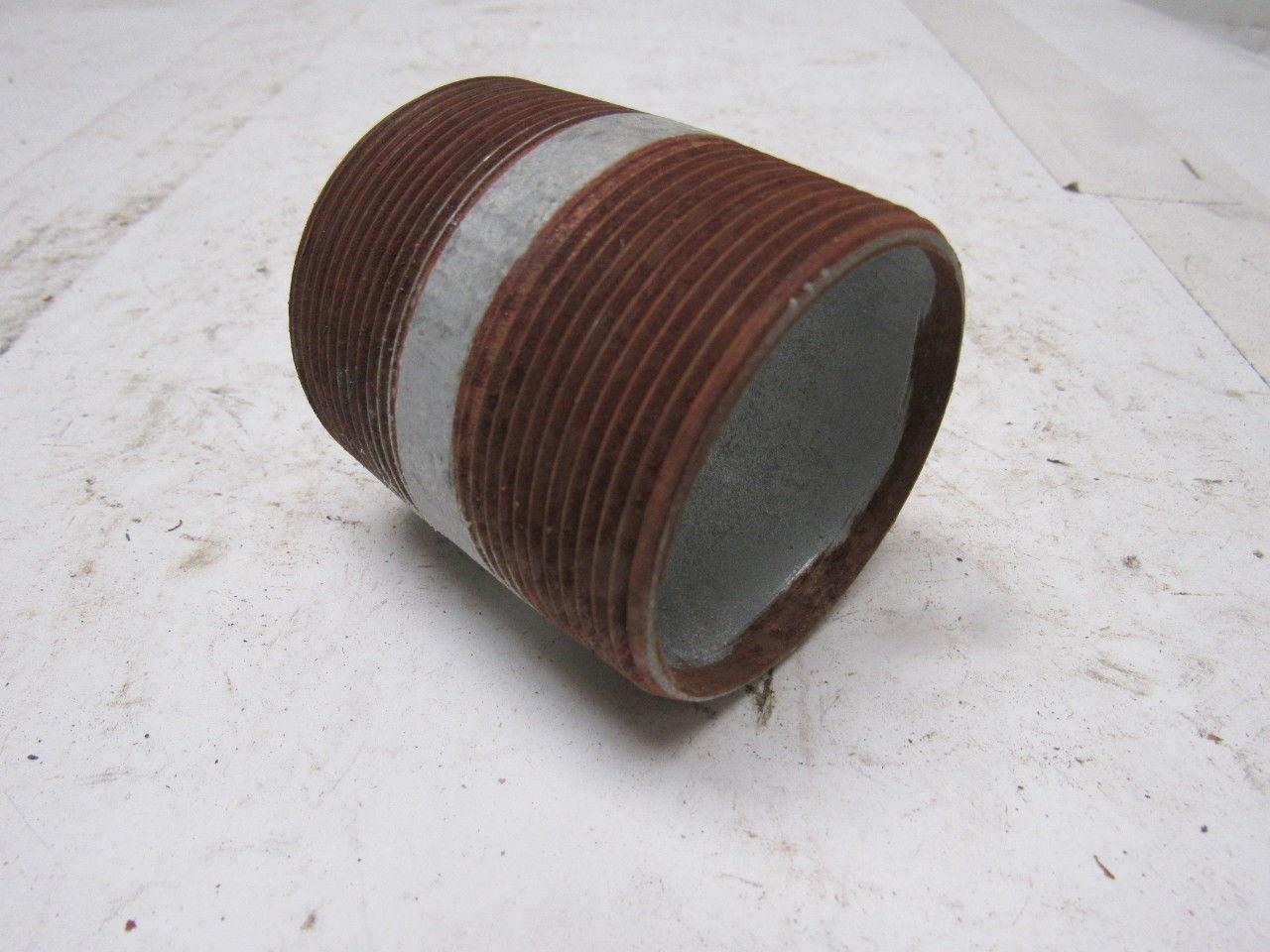 2" x 2-1/2" Rigid Steel Galvanized Conduit Nipple Lot of 6