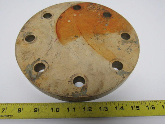 9" OD Composite Plumbing Pipe Cap W/(8) 3/4" Bolt Holes 0.951" Thick