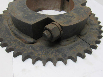 Martin 80B45S #80 Single Row Split Sprocket  6-1/8" Keyed Bore 45 Tooth