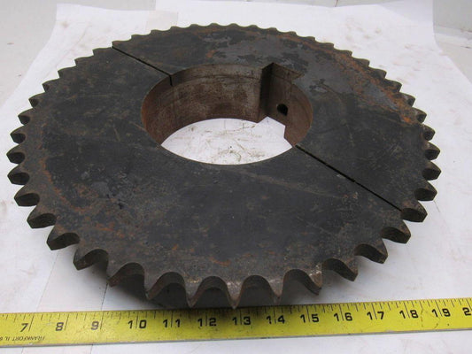 Martin 80B45S #80 Single Row Split Sprocket  6-1/8" Keyed Bore 45 Tooth