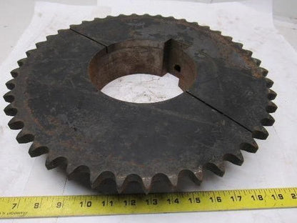Martin 80B45S #80 Single Row Split Sprocket  6-1/8" Keyed Bore 45 Tooth