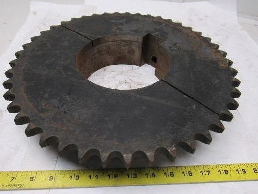 Martin 80B45S #80 Single Row Split Sprocket  6-1/8" Keyed Bore 45 Tooth
